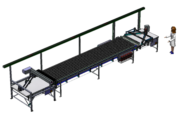 Convoyeur inox distribution